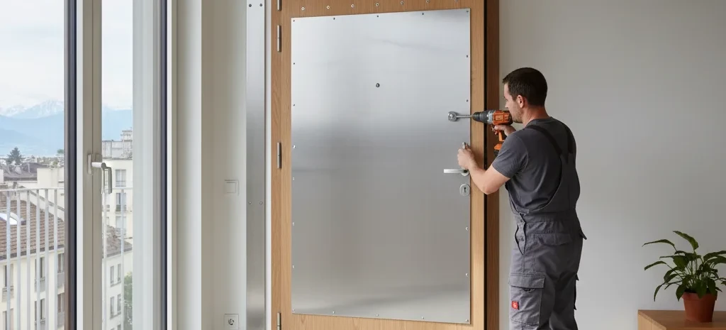 Blindage de porte